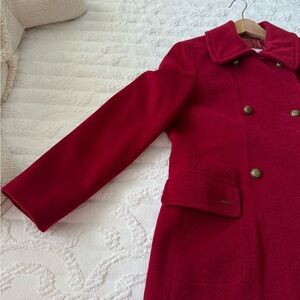 Calvin Klein Wool Blend Double Breasted Coat